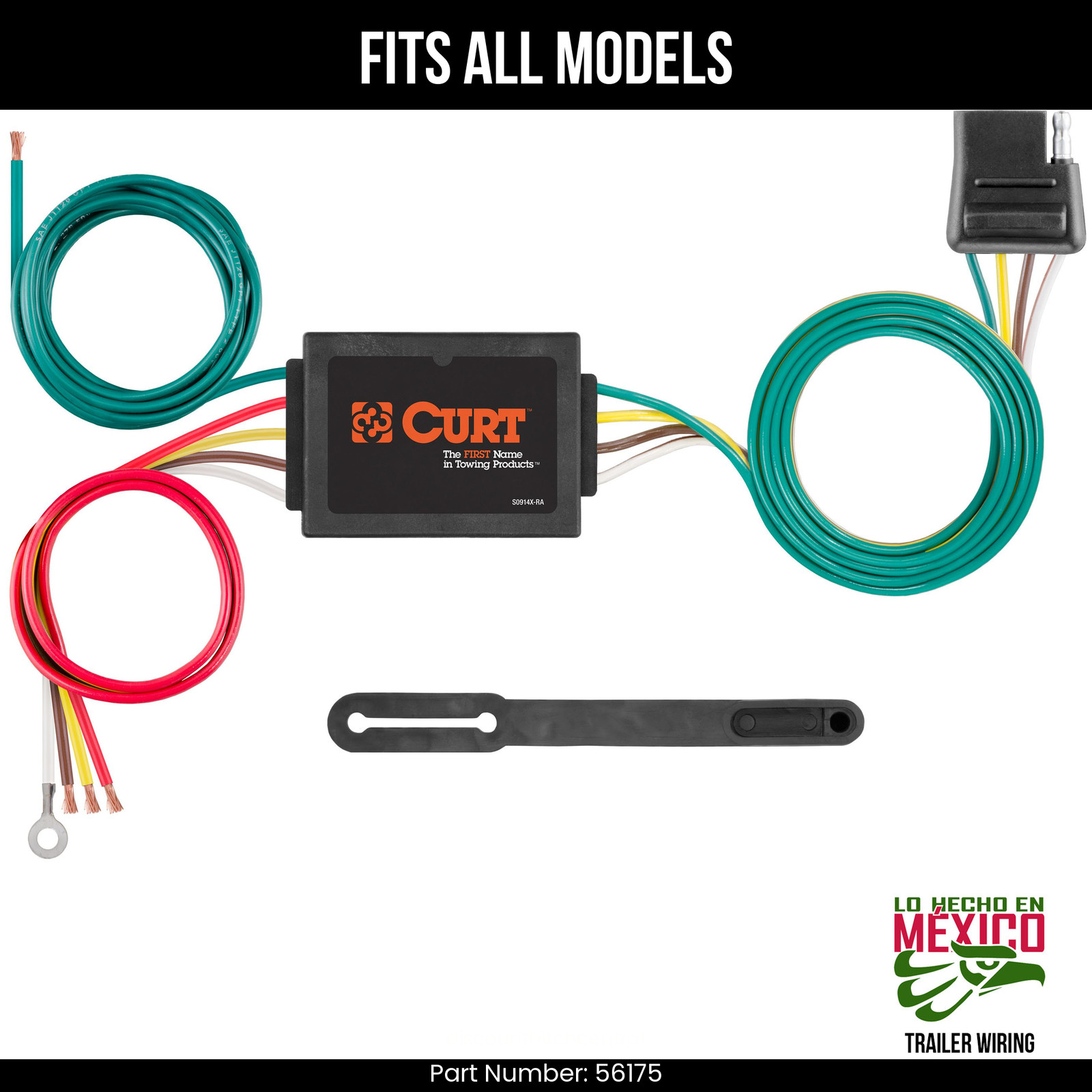 For 99-05 VW Jetta 4 Pin Trailer Wiring Plug Fits All Models Curt 4 Prong Wire