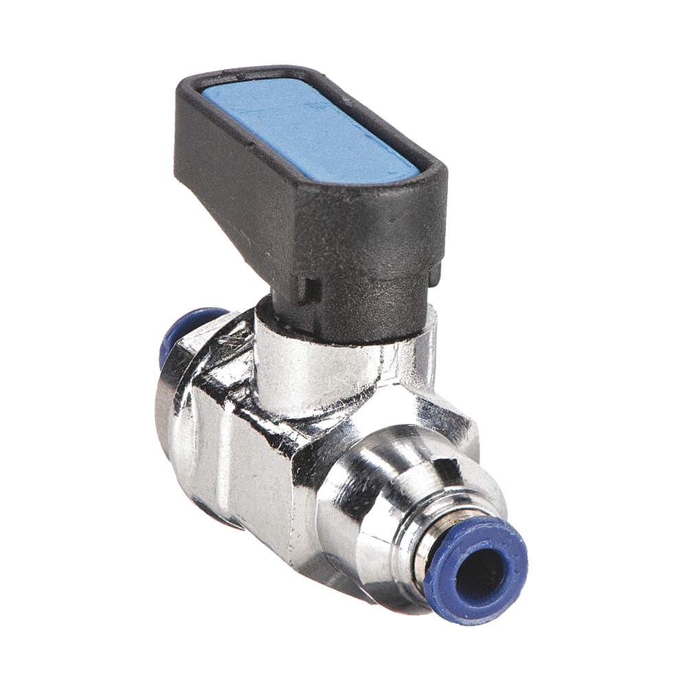 AIGNEP USA 86320-00-02 Manual 2-Way Ball Valve,Push,Brass 1ZPK1