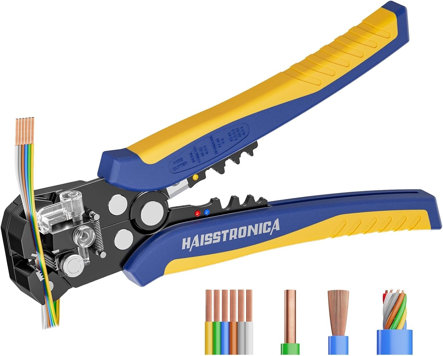 Durable Wire Stripping Tool, Ergonomic Grip for Efficient Electrical Work