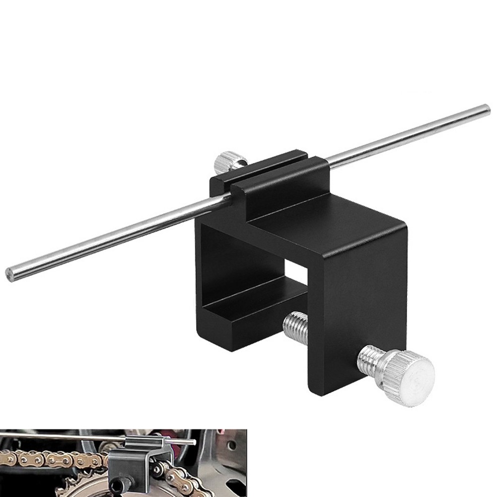 Efficient For Motorcycle Maintenance with Compact Chain Alignment Tool