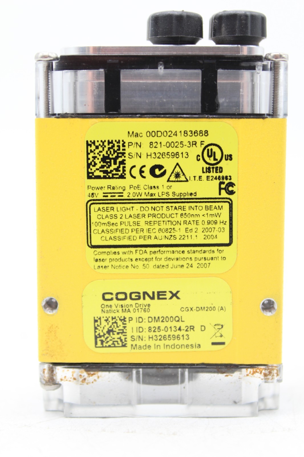 Cognex DM200QL 825-0134-2R Barcode Scanner