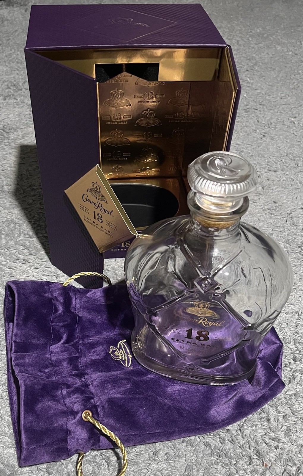 Crown Royal 18 Year Extra Rare Blended Canadian Whisky 750 mL