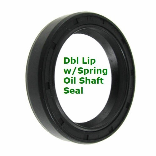 Oil Shaft Seal 2" x 3-1/4" x 3/8" Double Lip TC