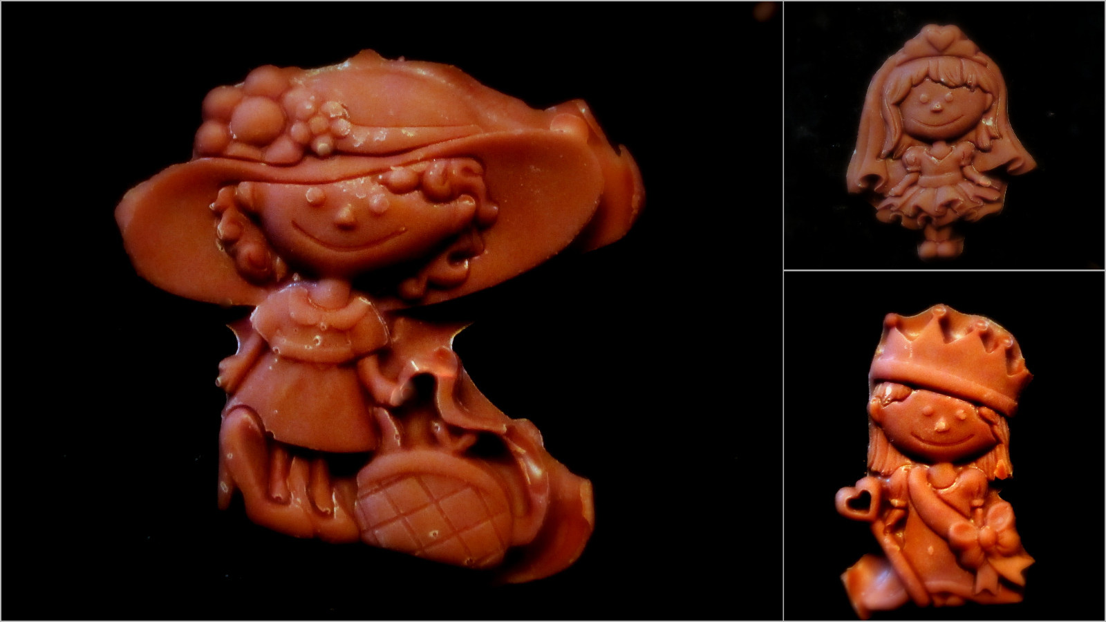 Girls Dress-up Set - Silicone Molds-Candy Cake Clay Cookie Crafts Christmas