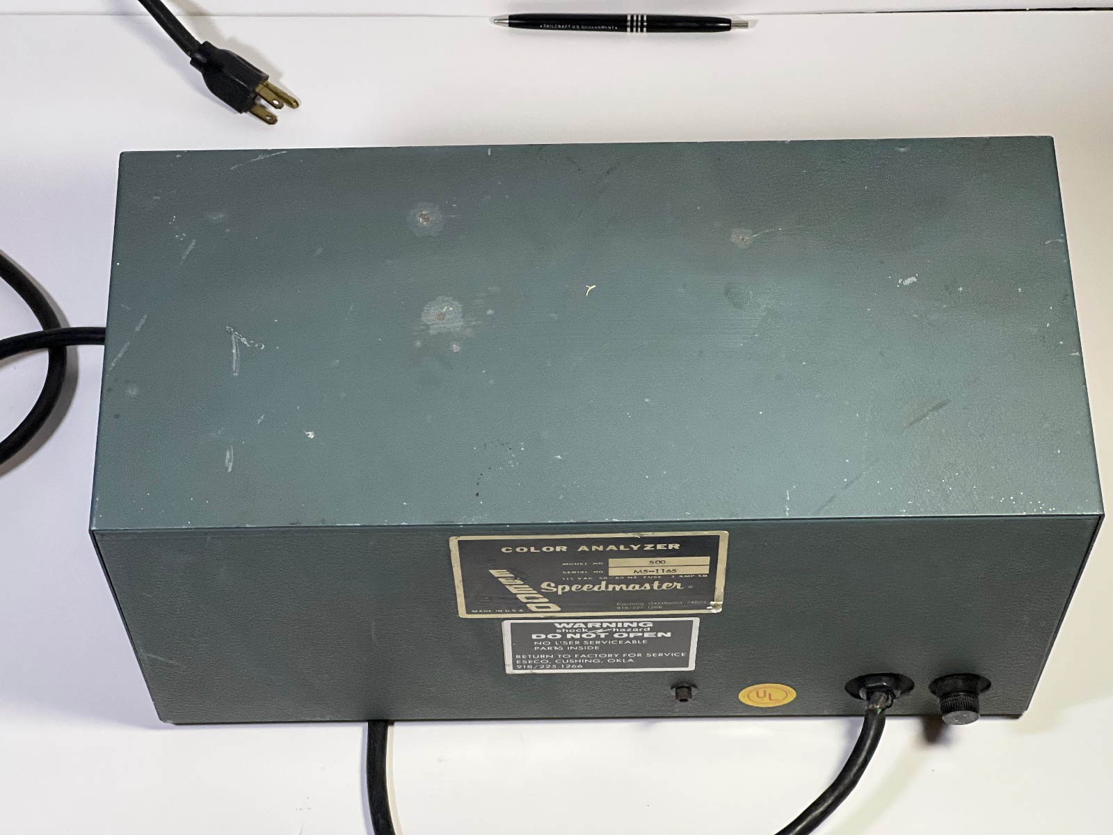 ESECO Speedmaster 500 solid-state color and exposure analyzer