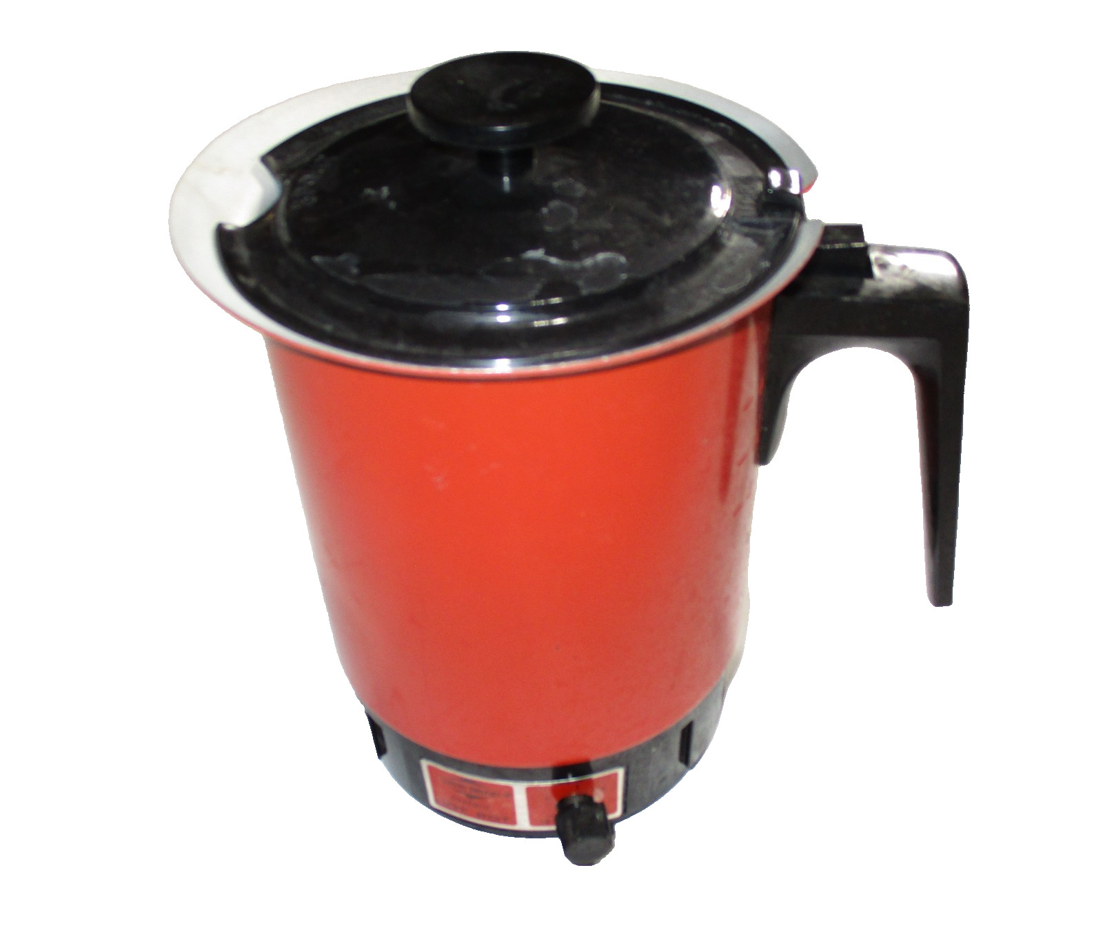 Vintage 1970's West Bend Hot Pot Orange Tested 36 oz