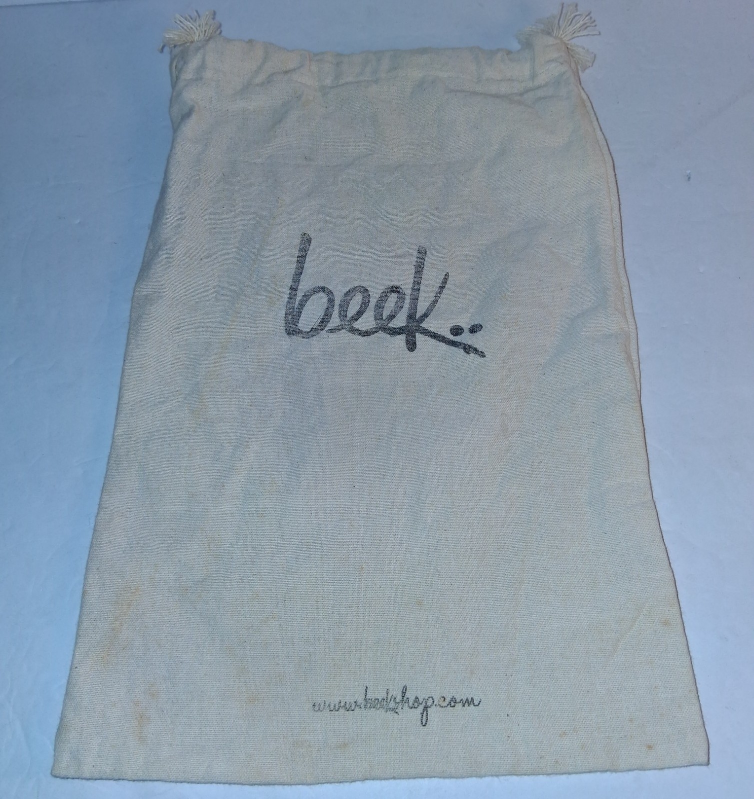Beek Designer Drawstring Canvas Dust Storage Bag w/Birds Logo