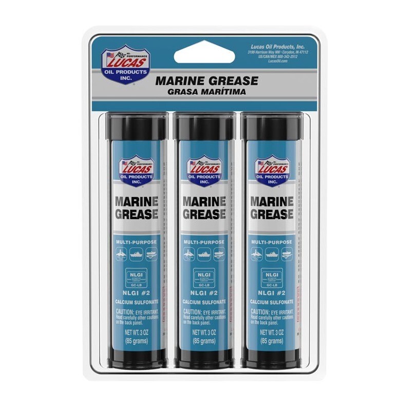 Lucas Oil 10682 Oil Marine Grease - 3 oz Tube (Pack of 3)