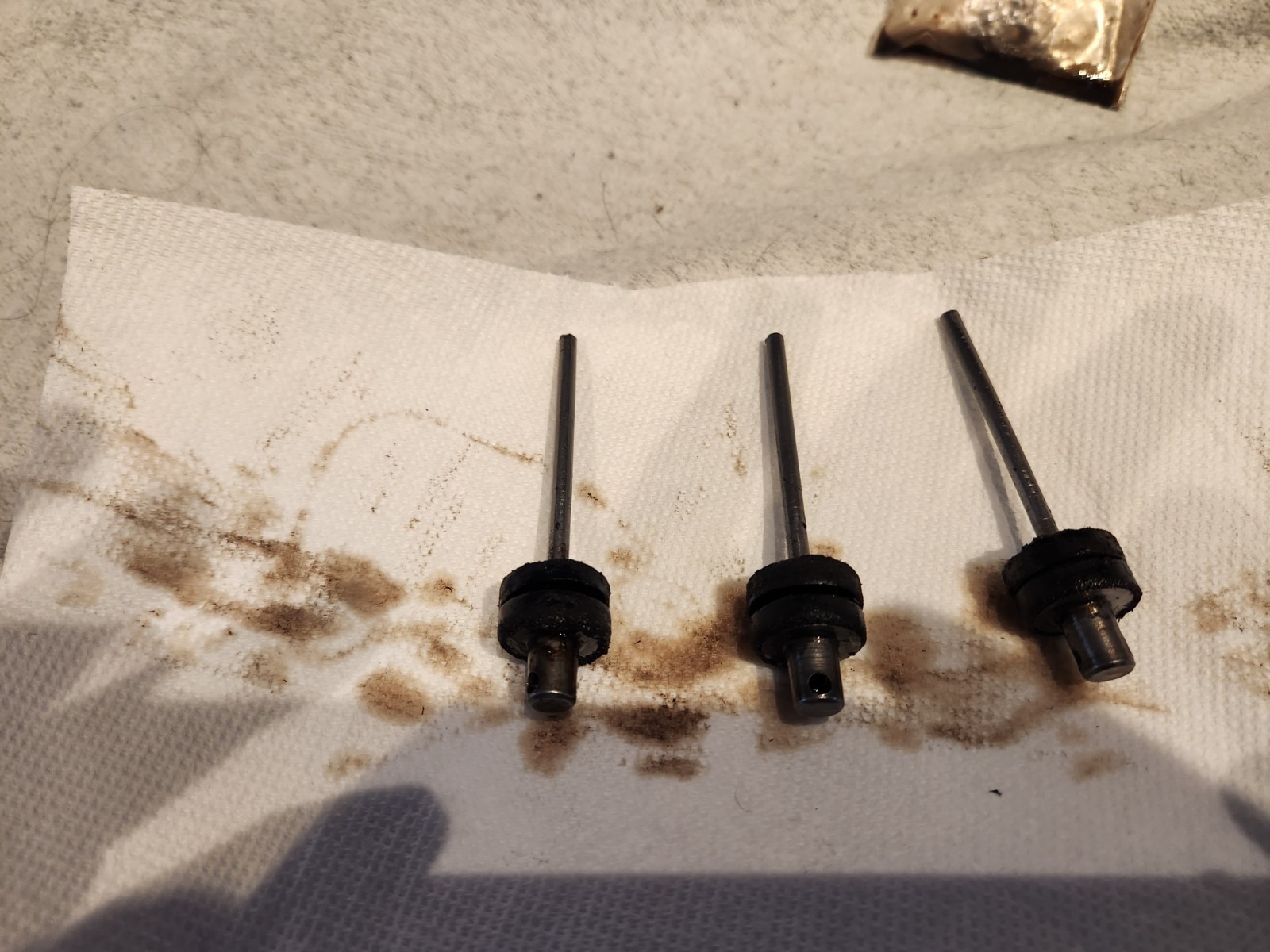 Vintage Daisy Top Hat Air Tubes With Original Leather Seals