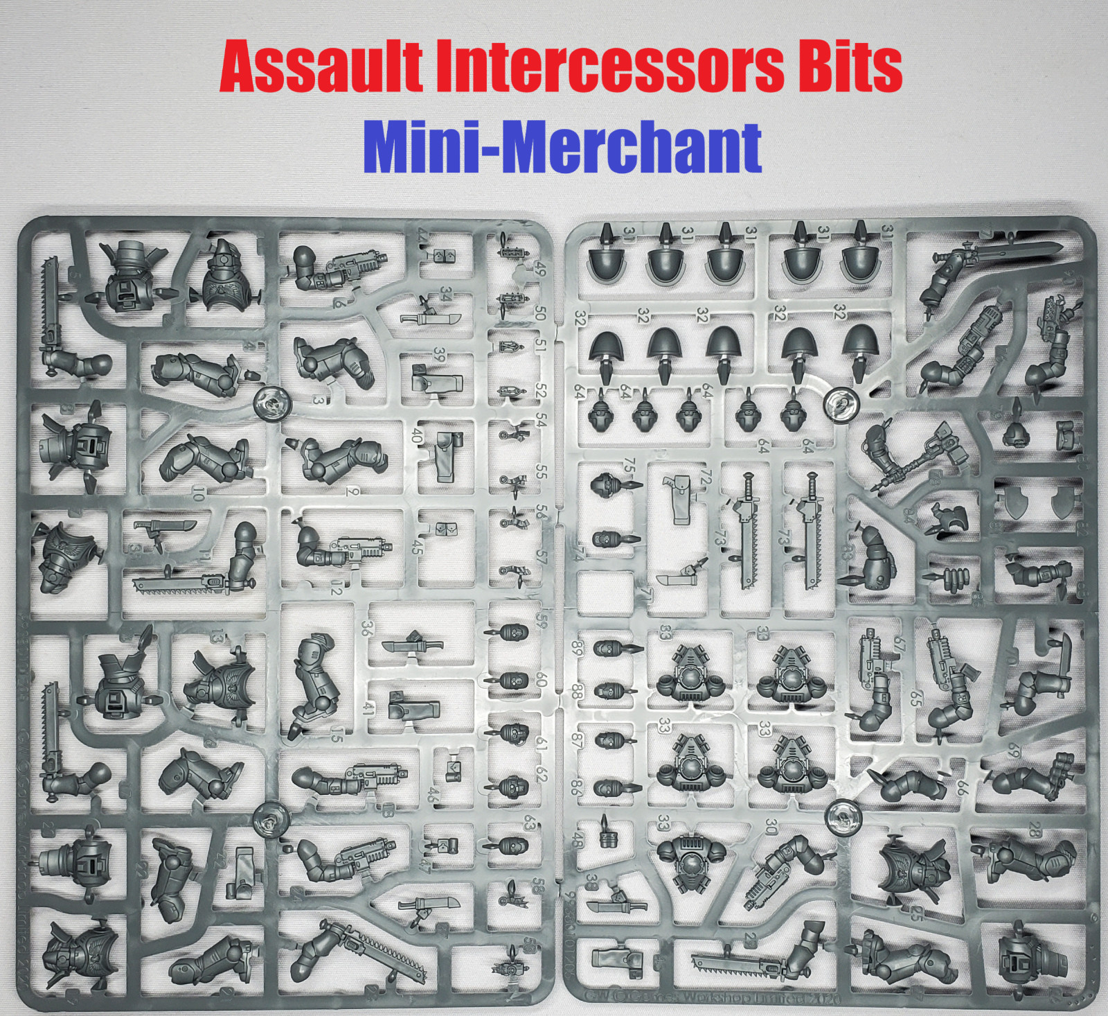Bits Primaris Assault Intercessors Space Marines Warhammer 40k