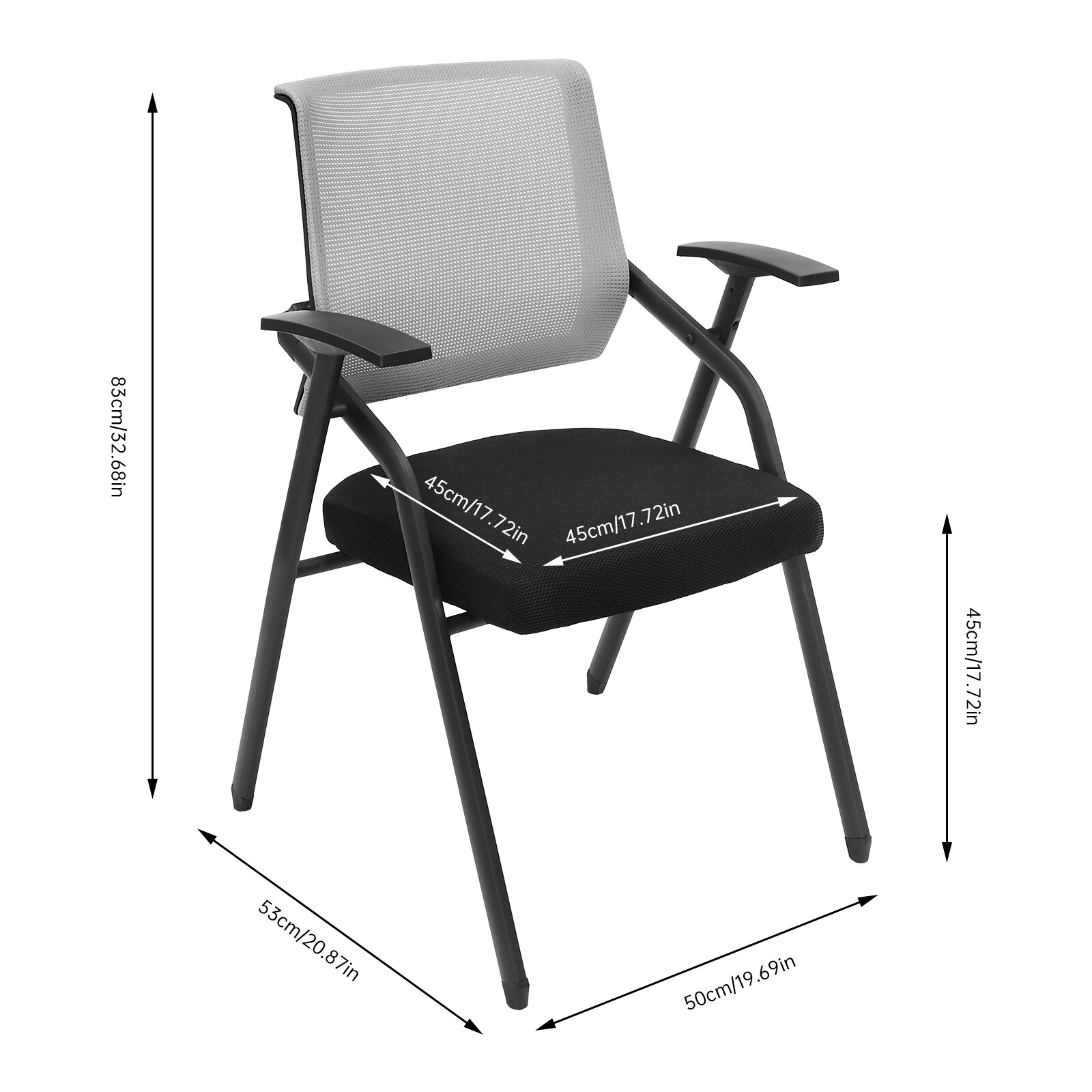 Office Reception Guest Chair Conference Room Reception Chair without Casters