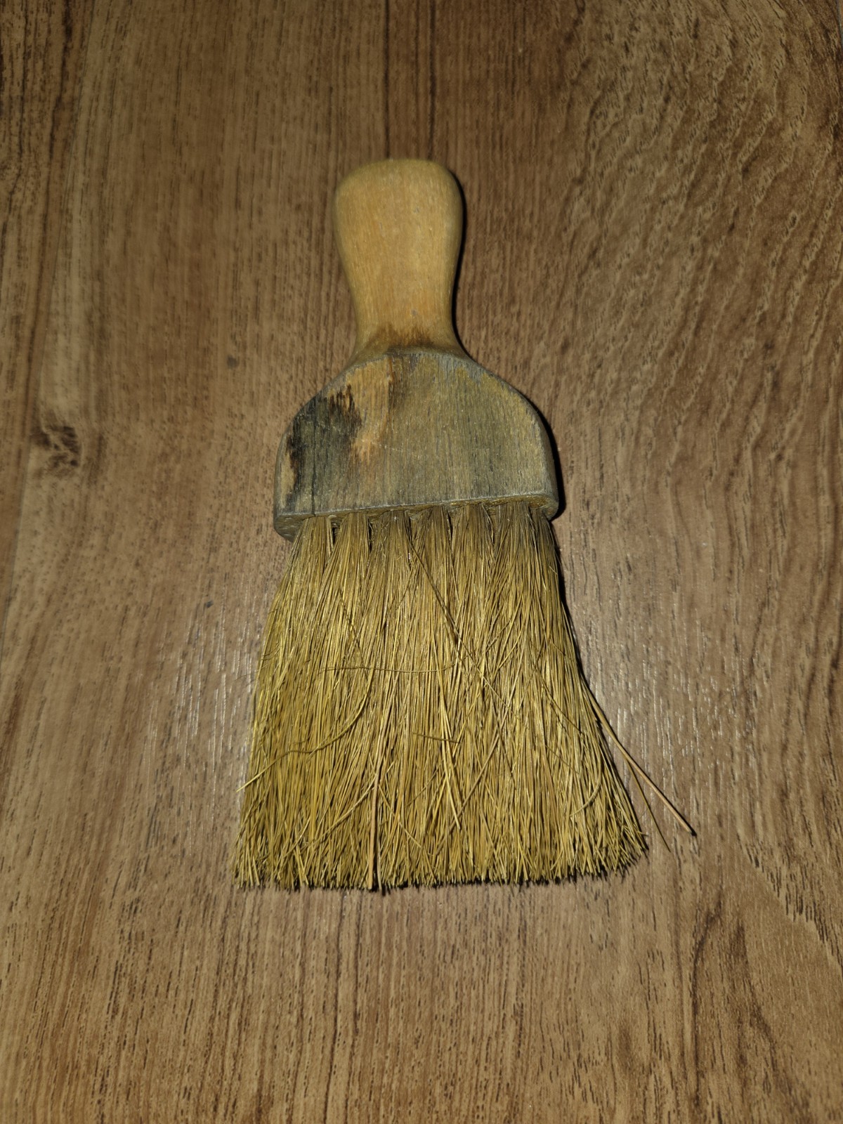 Vintage SNOWBIRD  Hand Held wood handle car automotive brush for Winter  Patina