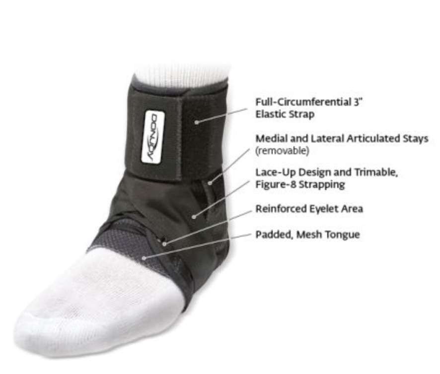 DonJoy Stablizing PRO Lace-Up Ankle Brace/Support Large FAST SHIPPING