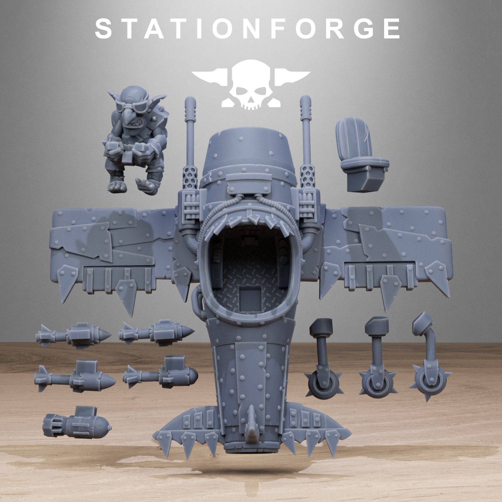 Orkaz Goblin Attack Planes from Station Forge 32mm