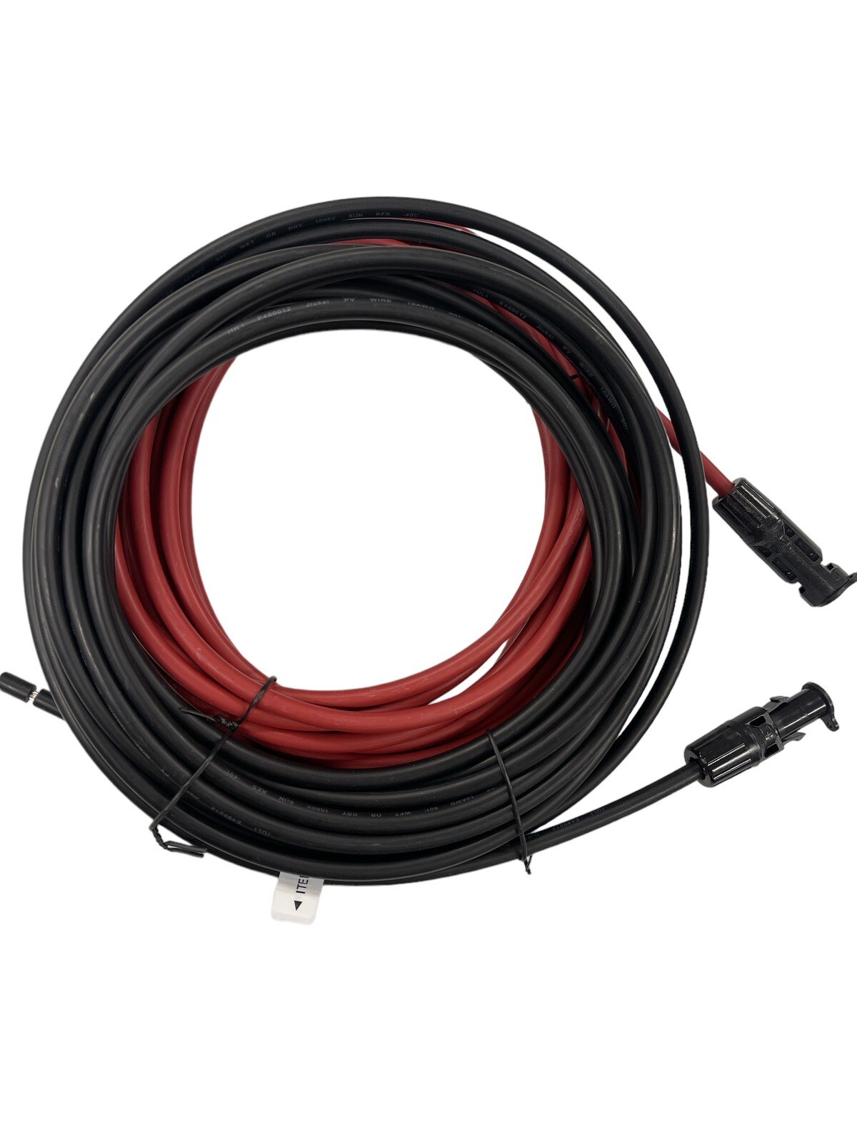 Solar Panel MC4 Negative & Positive Power Cables 25' Cables