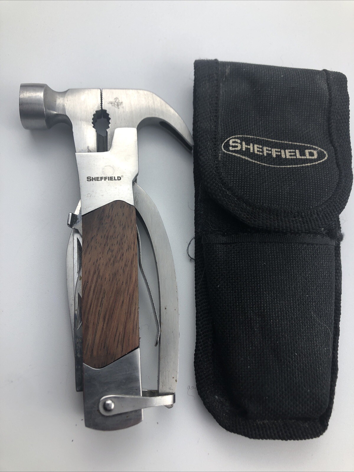 Sheffield 14 in 1 Hammer Multitool with case