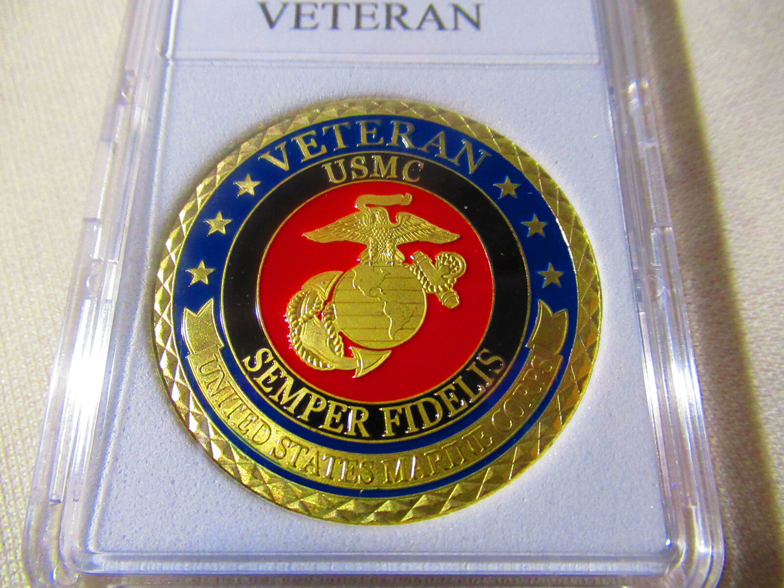 US MARINE CORPS VETERAN Challenge Coin