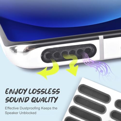 Phone Speaker Cover Phone Speaker Dustproof Stickers Phone Speaker Dust 120Pcs