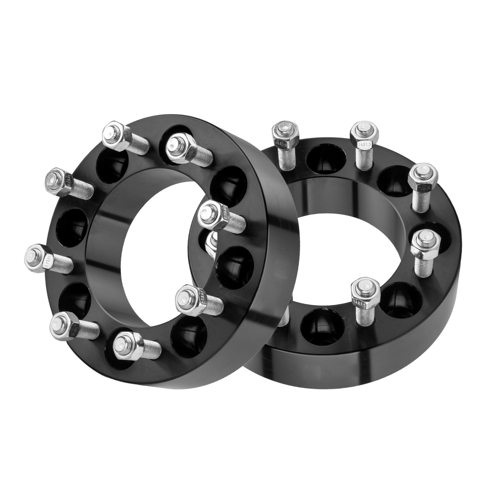4Pcs 2" 8x6.5 to 8x6.5 Wheel Spacers 14x1.5 Studs For Ram 2500 3500 2012-2022