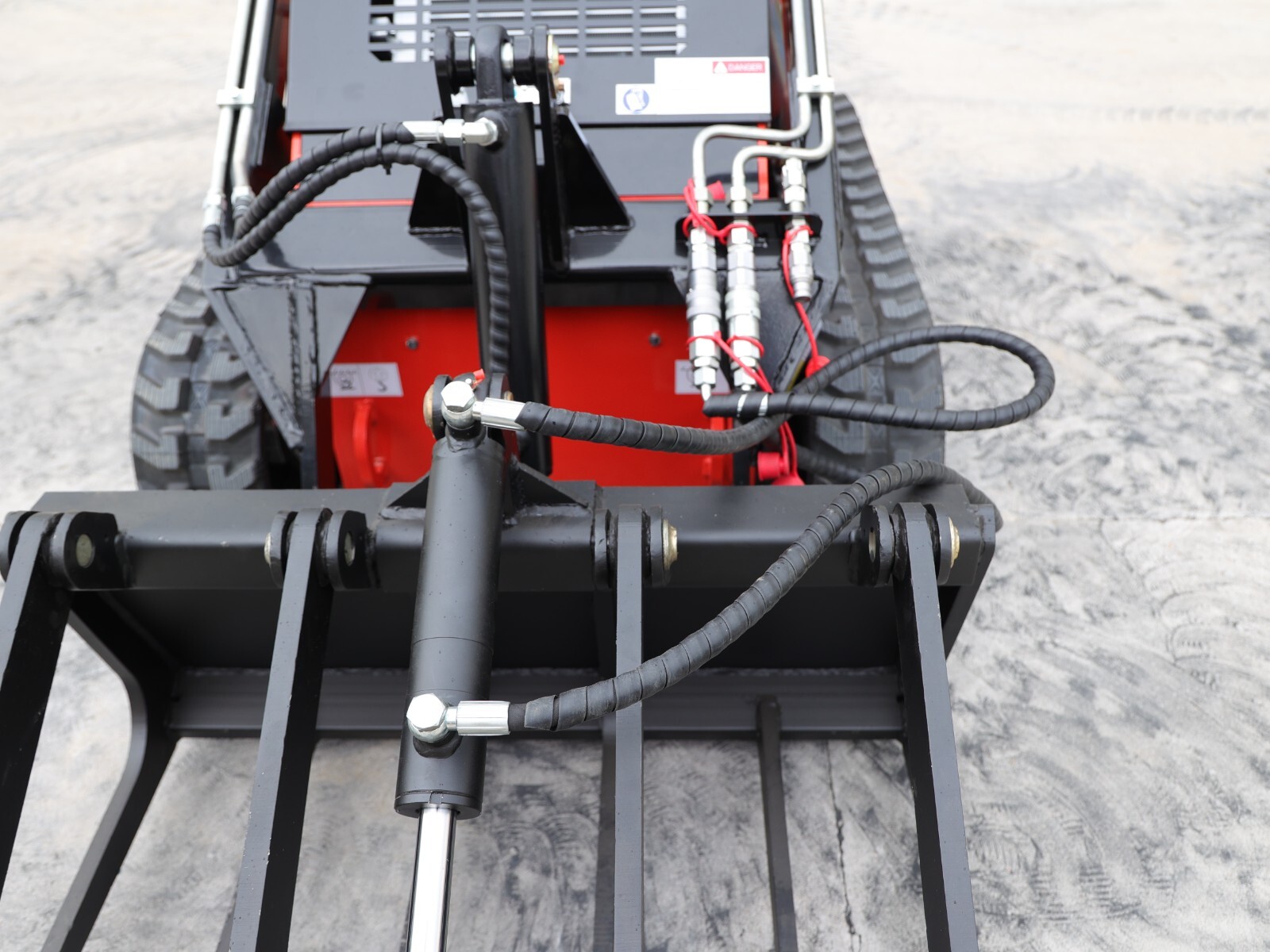 Grapple Grabber mini skid steer loader attachments for TYPHON STOMP skidsteer