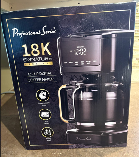 18K SIGNATURE SERIES COFFEE MAKER by Professional Series