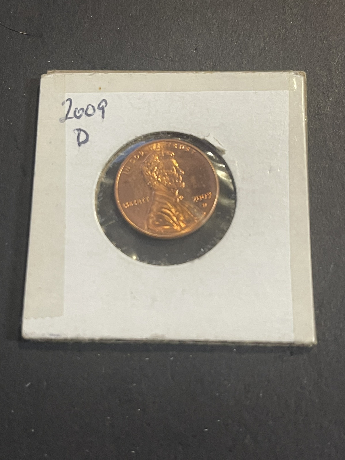 2009 D Lincoln Professional Life Cent (Red) X2106