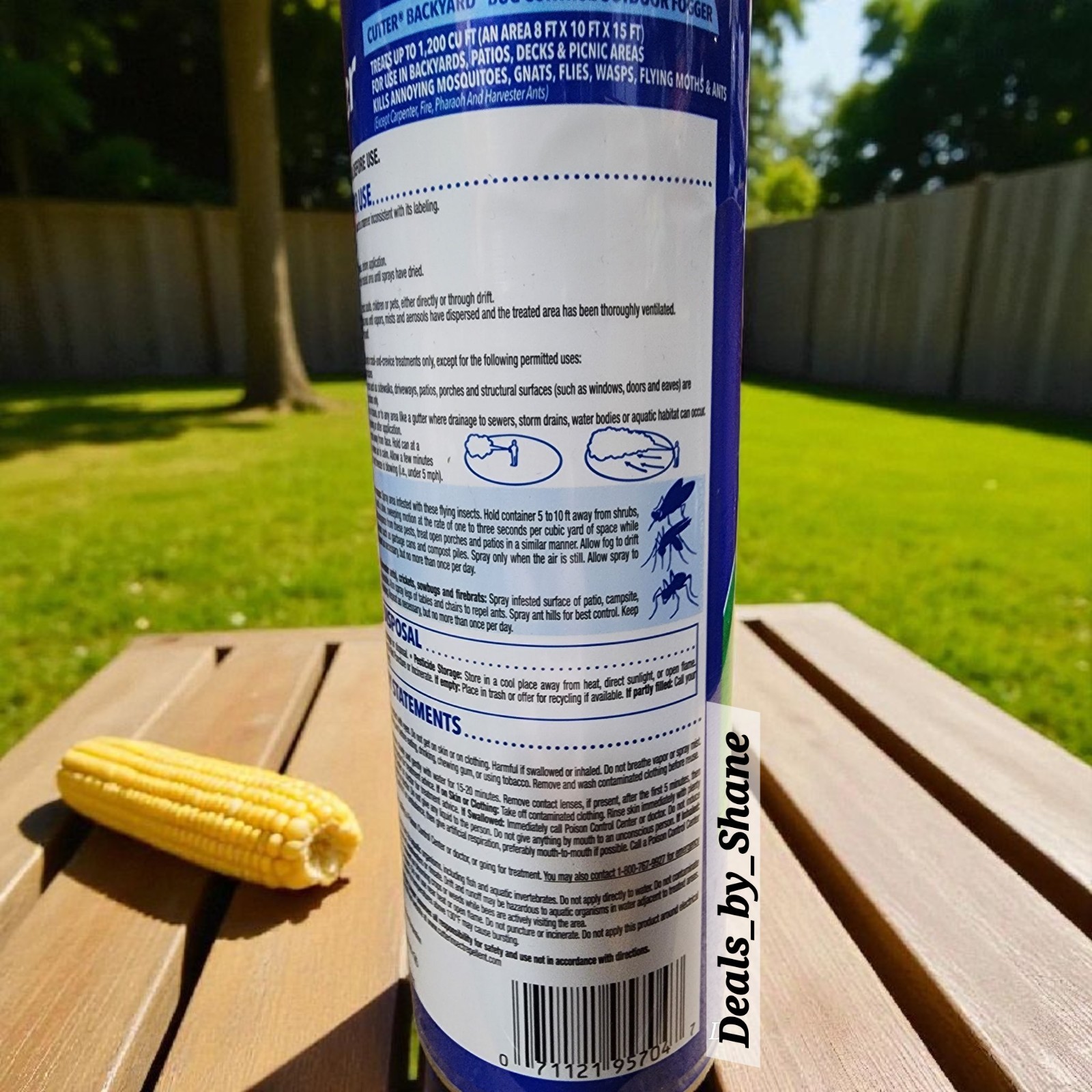 2 Pack Cutter Outdoor Bug Control Mosquito Killer Fogger Spray 16 Oz Each Can