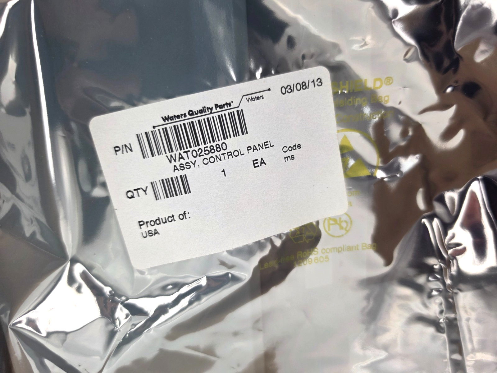 Waters 717+ Autosampler Front Bezel Assembly WAT025891