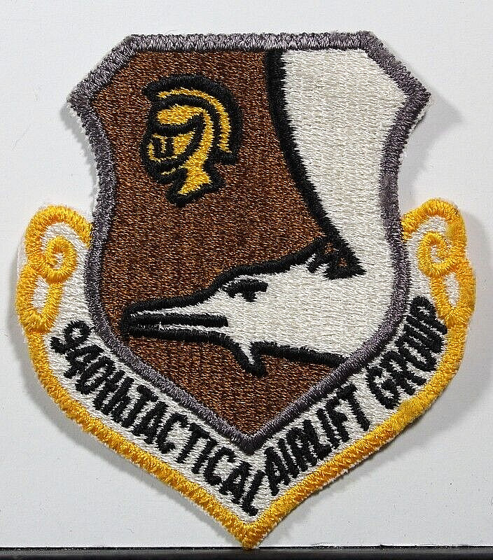 US Air Force 940th Tactical Airlift Group Large Full Color Insignia Badge Patch