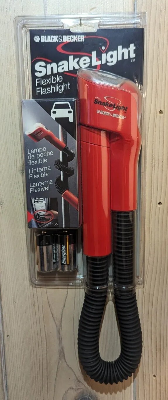 BLACK & DECKER SnakeLight Flexible Flashlight SLR1 Brand New In Package