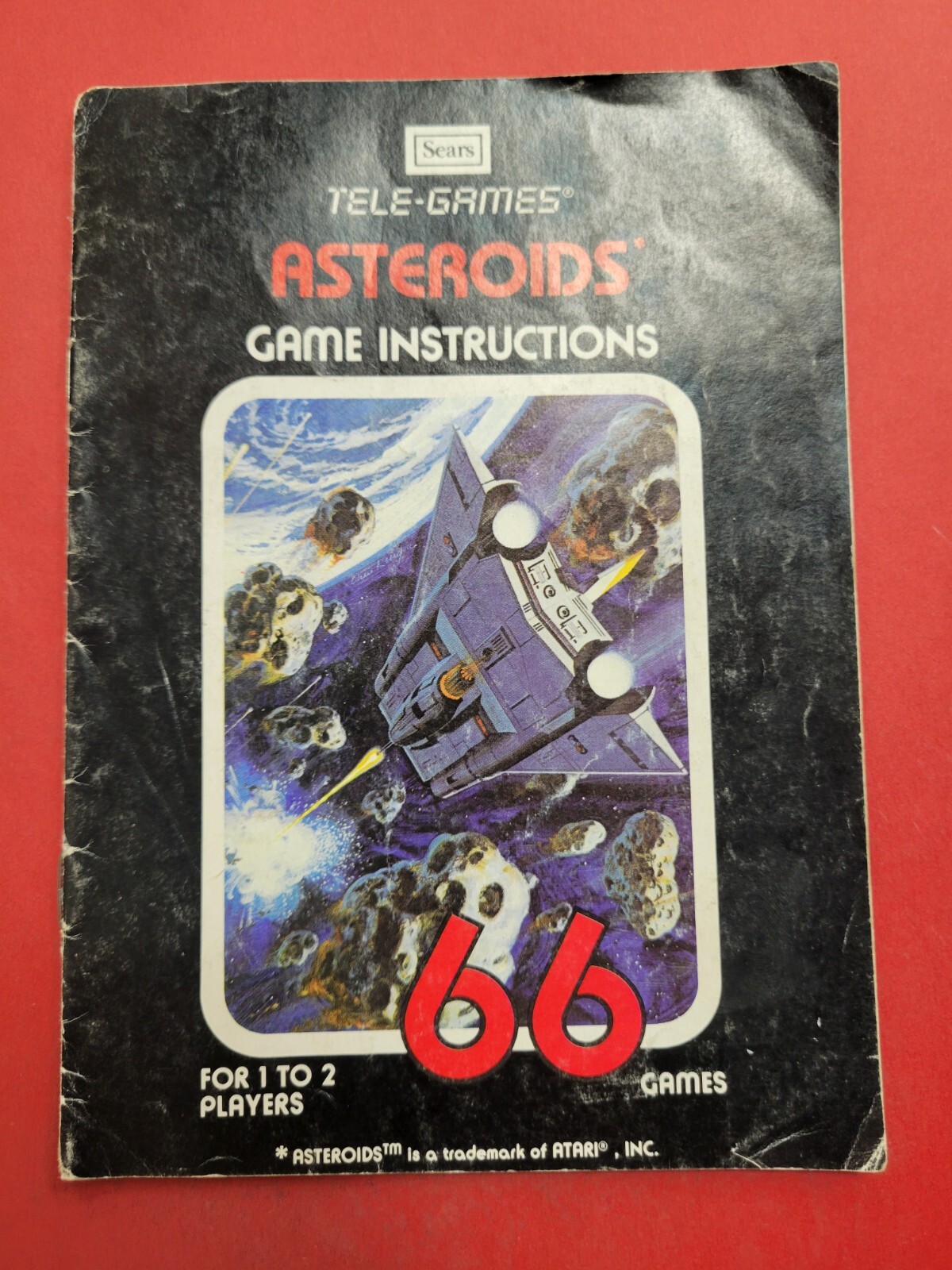 Asteroids (Atari 2600, 1981) Manual Only
