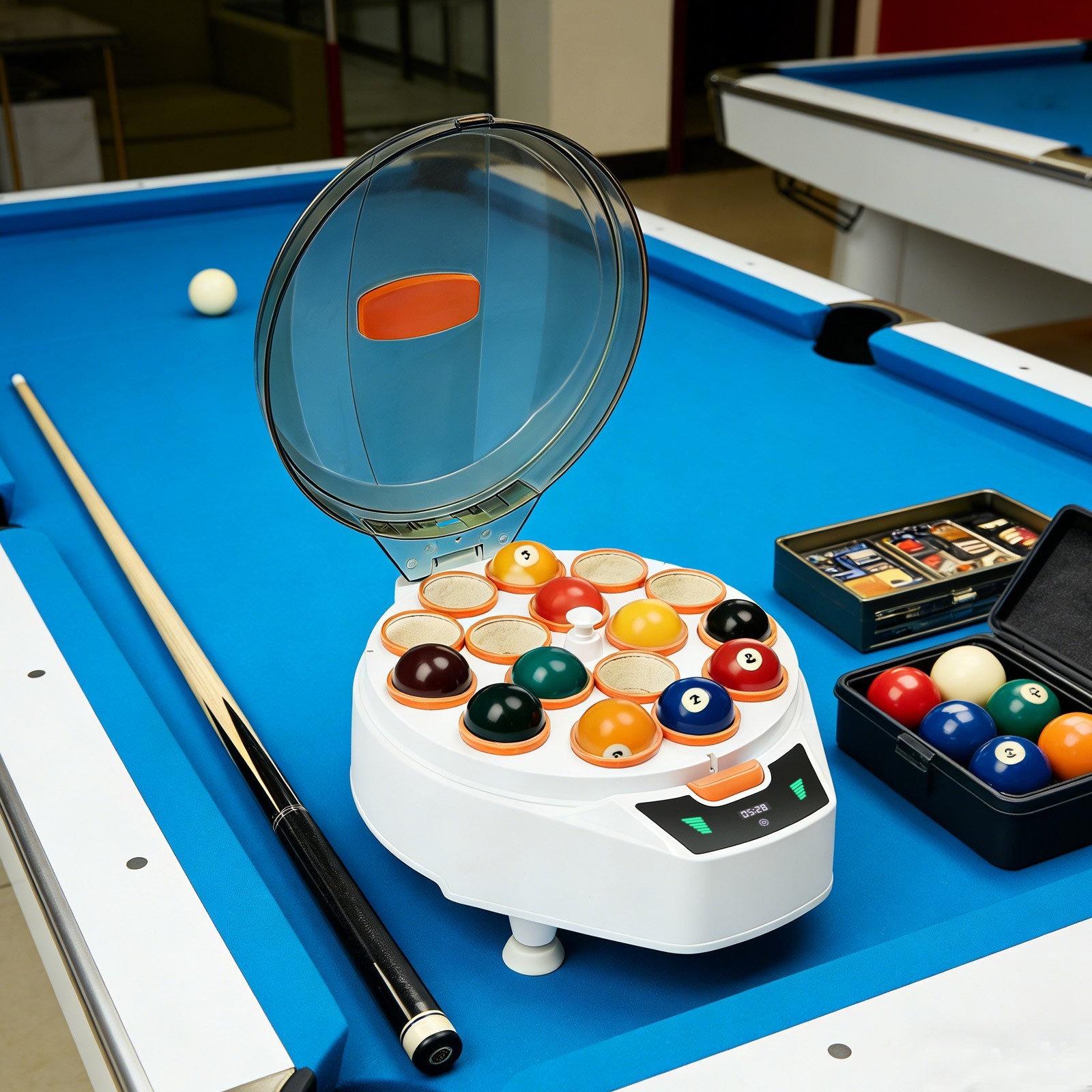16 Balls Billiard Ball Polisher Automatic Pool Ball Cleaner Pool Ball Cleaner