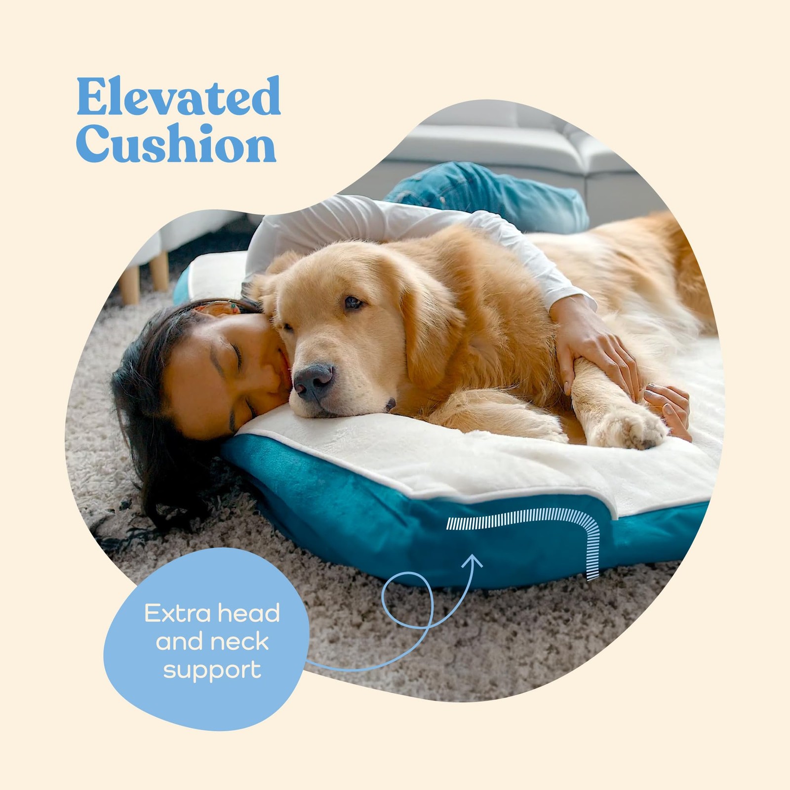 Orthopedic Sofa Dog Bed - Ultra Comfortable Beds for Medium Medium, Gray