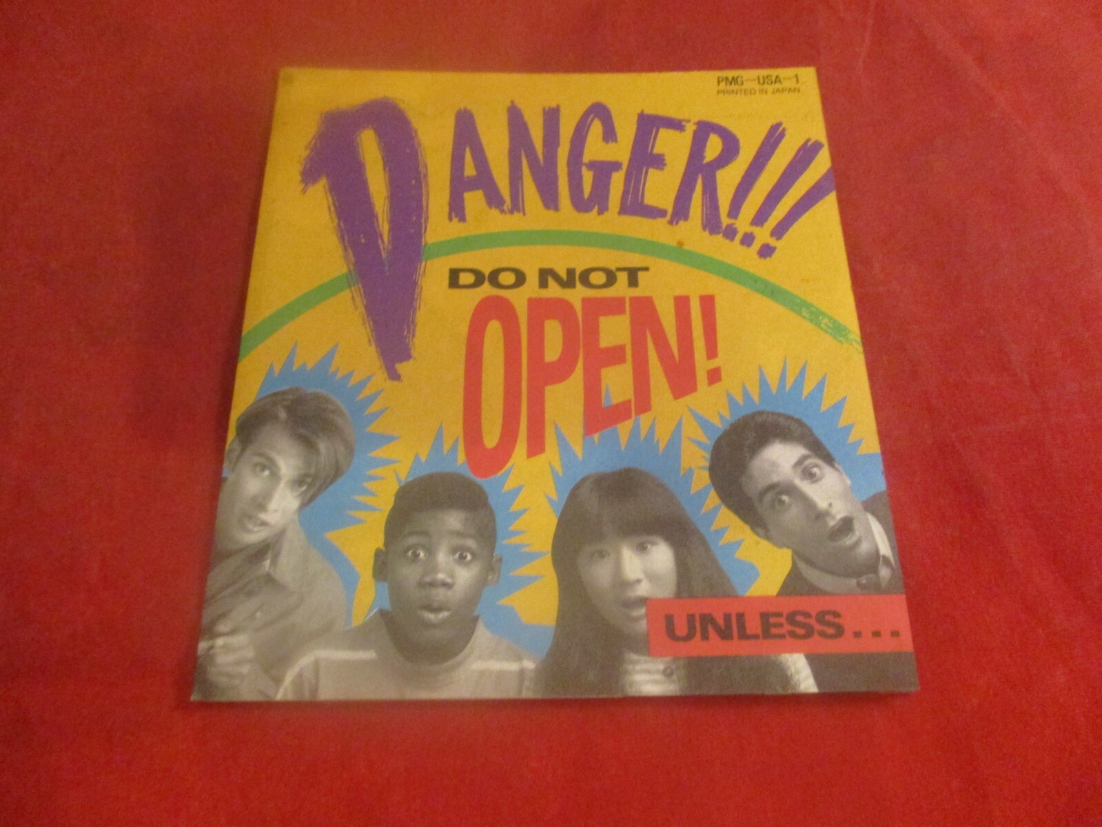 Danger Do Not Open Unless... Nintendo NES Promo Yellow Insert ONLY
