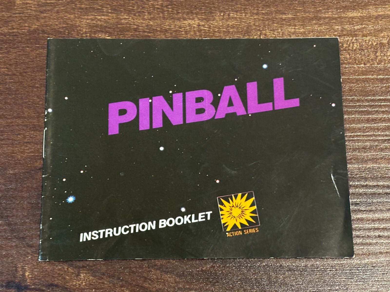 Pinball Black Box Version Nintendo NES Instruction Manual Only