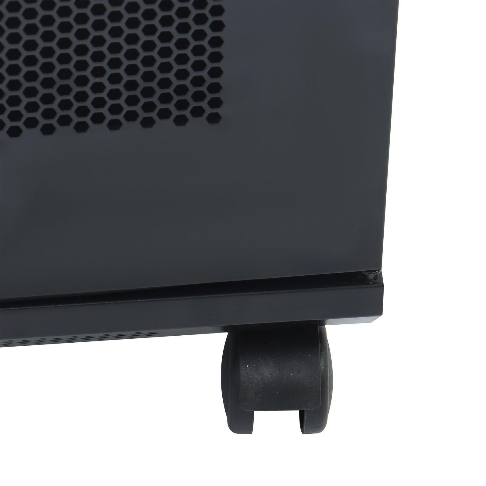 12U Wall Mount Rack Enclosure, 15.5" Deep, Secure Locking Door