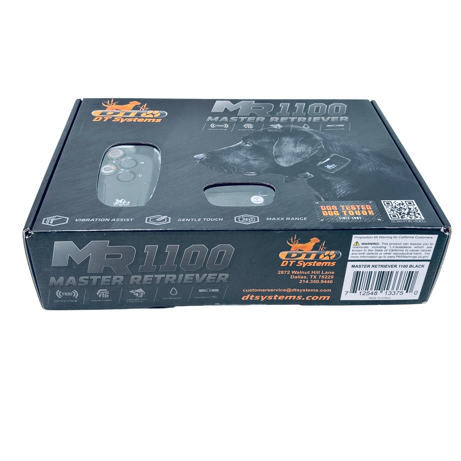 DT Systems MR1100 1100 Yard Range Dog Training Collar System