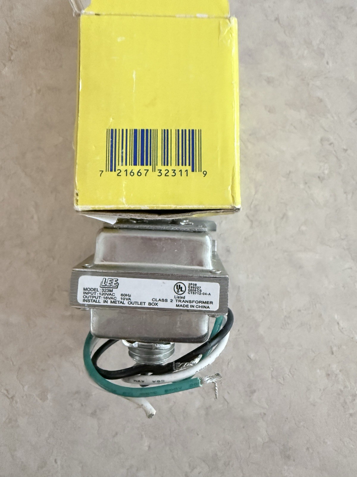 Lee 323M Model Class 2 Primary Secondary Transformer