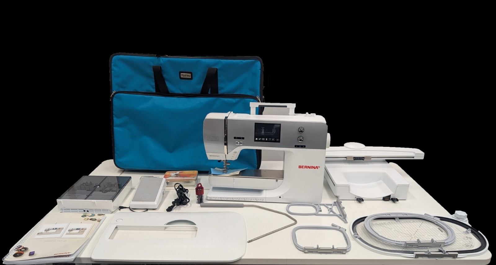 Bernina 750 QE Sewing, Quilting, & Embroidery Machine | Professionally Serviced