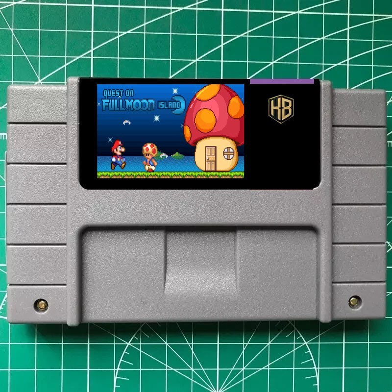 Quest on Full Moon Island pLAY on Snes Console USA/Version
