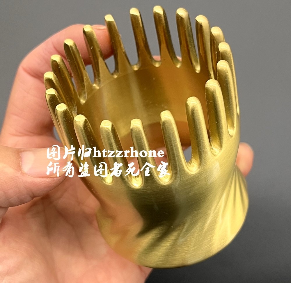 Solid Brass Gua Sha Comb Massage Scraper Health Head Therapy Tool Oil Relaxing