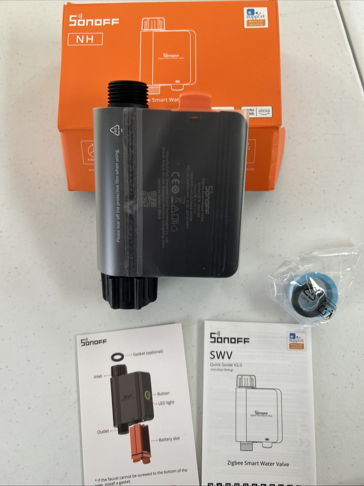 OPEN BOX - Sonoff Zigbee Smart Water Valve