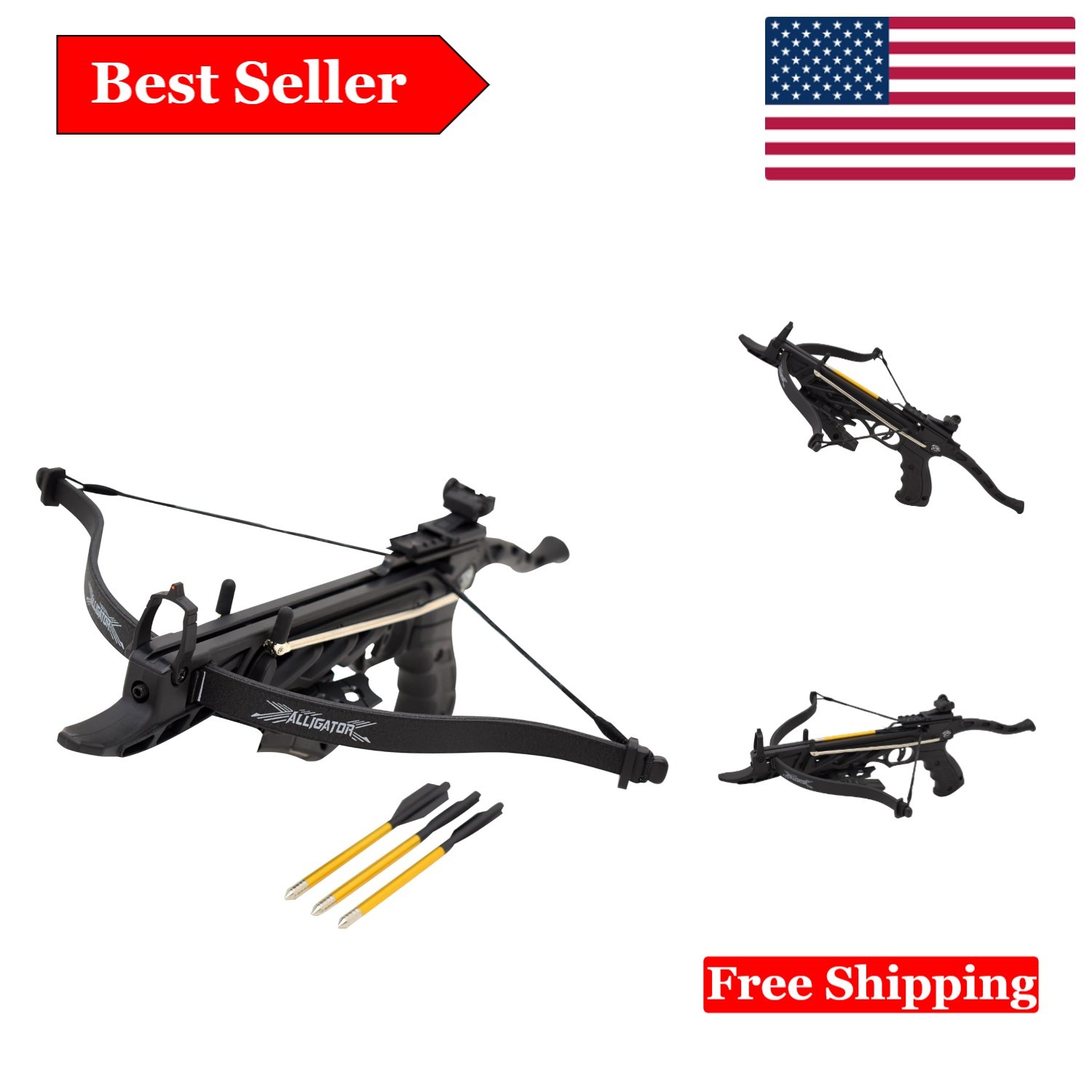Cobra System Tactical Self-Cocking Crossbow – 80 lbs, 225 FPS, Compact & Cust...