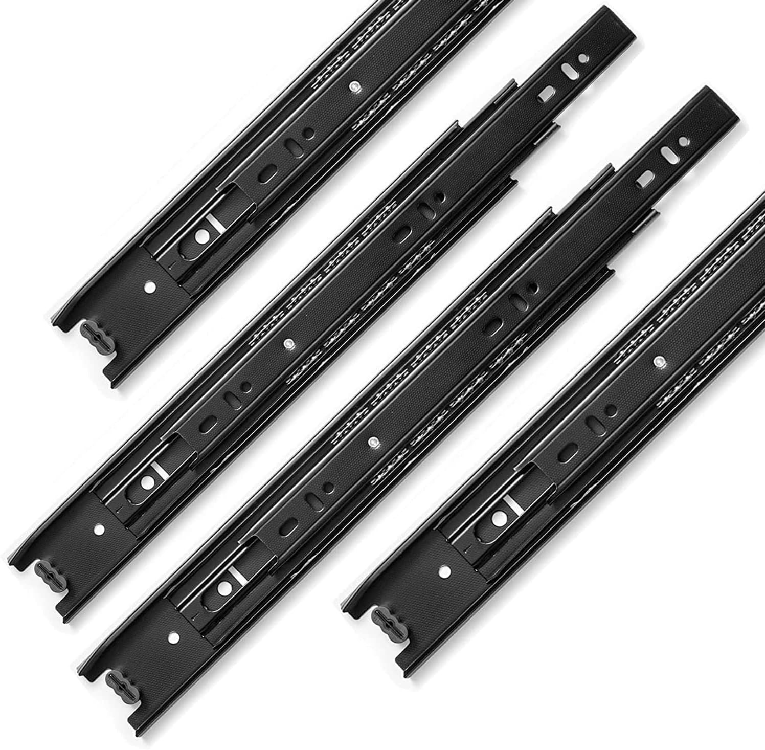 3 Pairs Drawer Slides 12 Inch, Heavy Duty Full Extension Ball Bearing, Side Moun