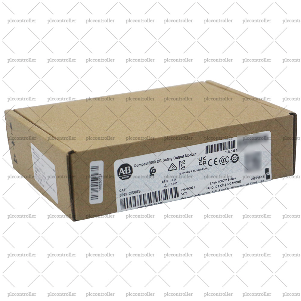 New Allen Bradley 5069-OBV8S Compact 5000 DC Safety Output Module