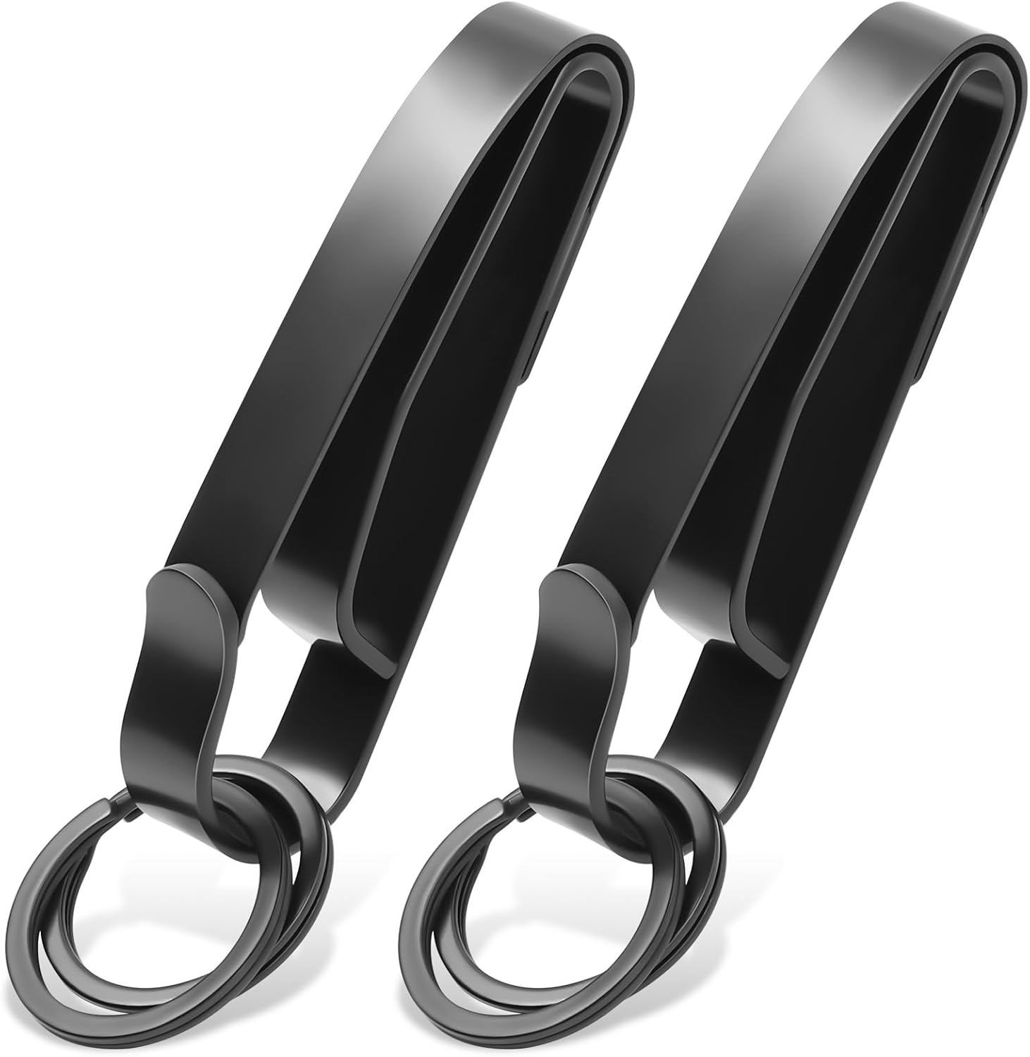 2PCS Duty Belt Key Holder Quick Release Key Ring Clip for Police Law Enforcement