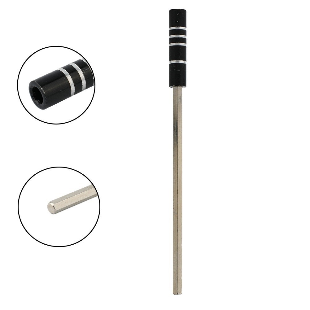 Long Magnetic Metal Extension Shaft for Screwdriver Bits Fits 4mm Hex Sockets
