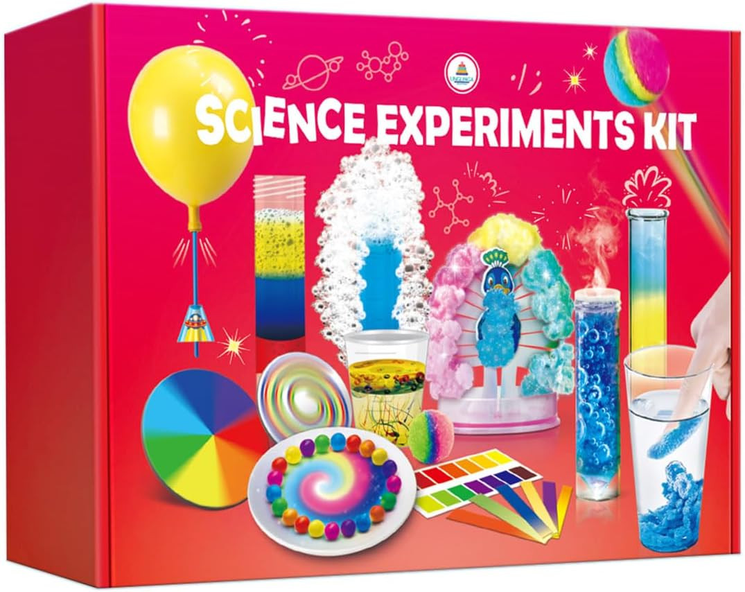 40+ Experiments Science Kit for Kids - Chemistry Set, Educational Toy Gift