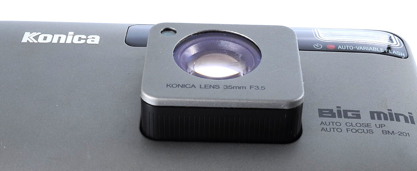 Konica Big Mini BM-201 BM201 35mm f/3.5 Film Camera From JAPAN Tested Near MINT