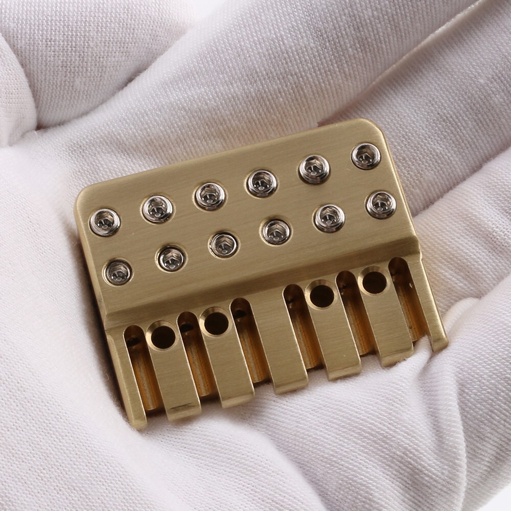 String Lock Guitar Brass Locking Nut for 6 String Headless Guitar